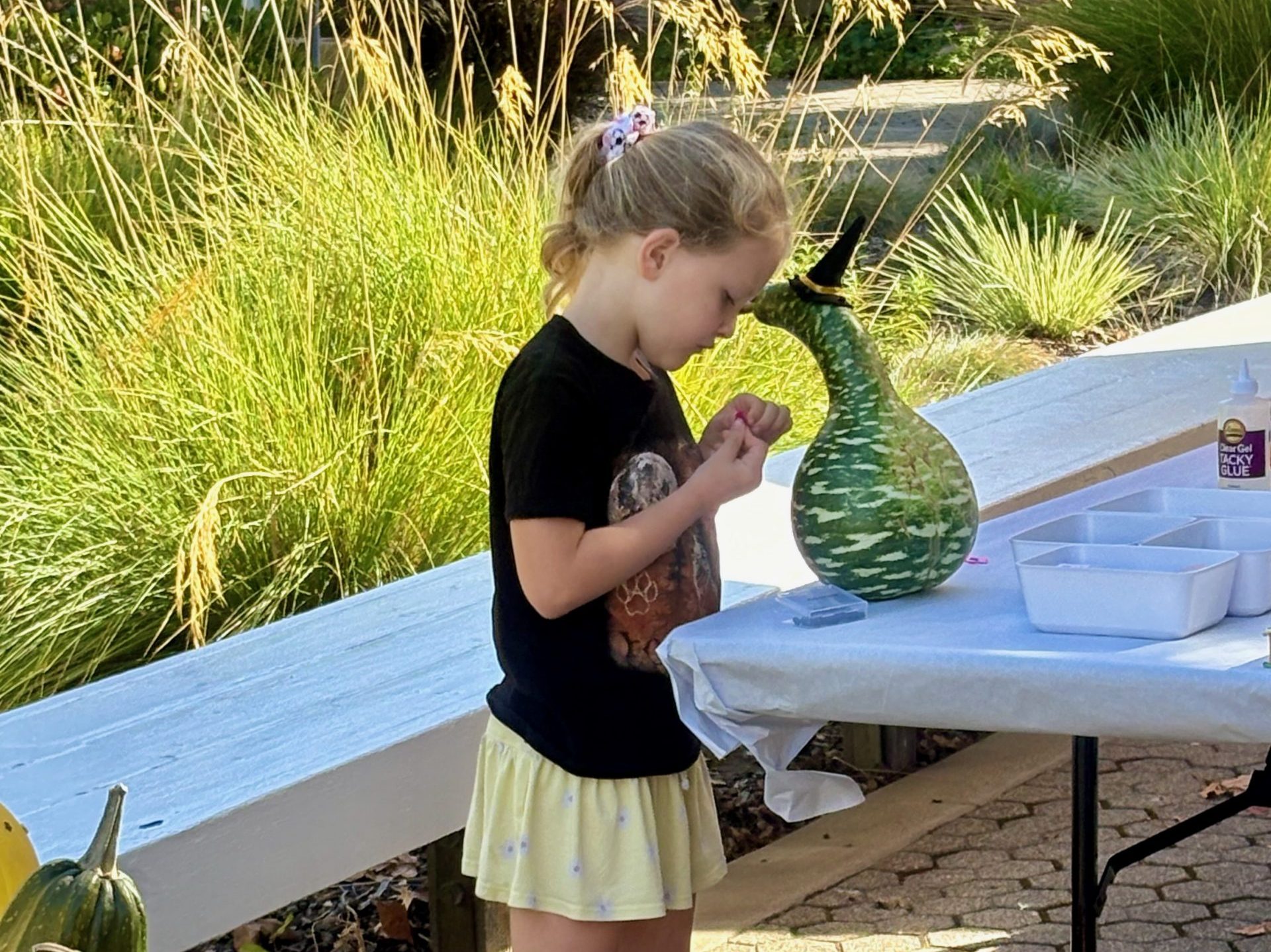 Spotted: Pumpkin decorating at Trinity Church Harvest Festival