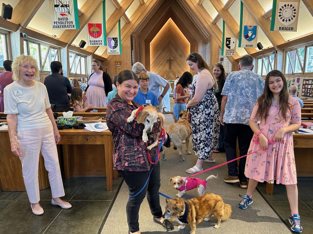Pets take center stage — and get blessed — at Trinity Church in Menlo Park