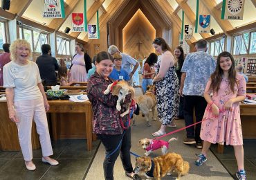 Pets take center stage — and get blessed — at Trinity Church in Menlo Park